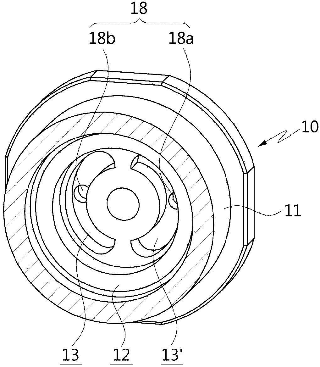 Variable capacity type fluid pump