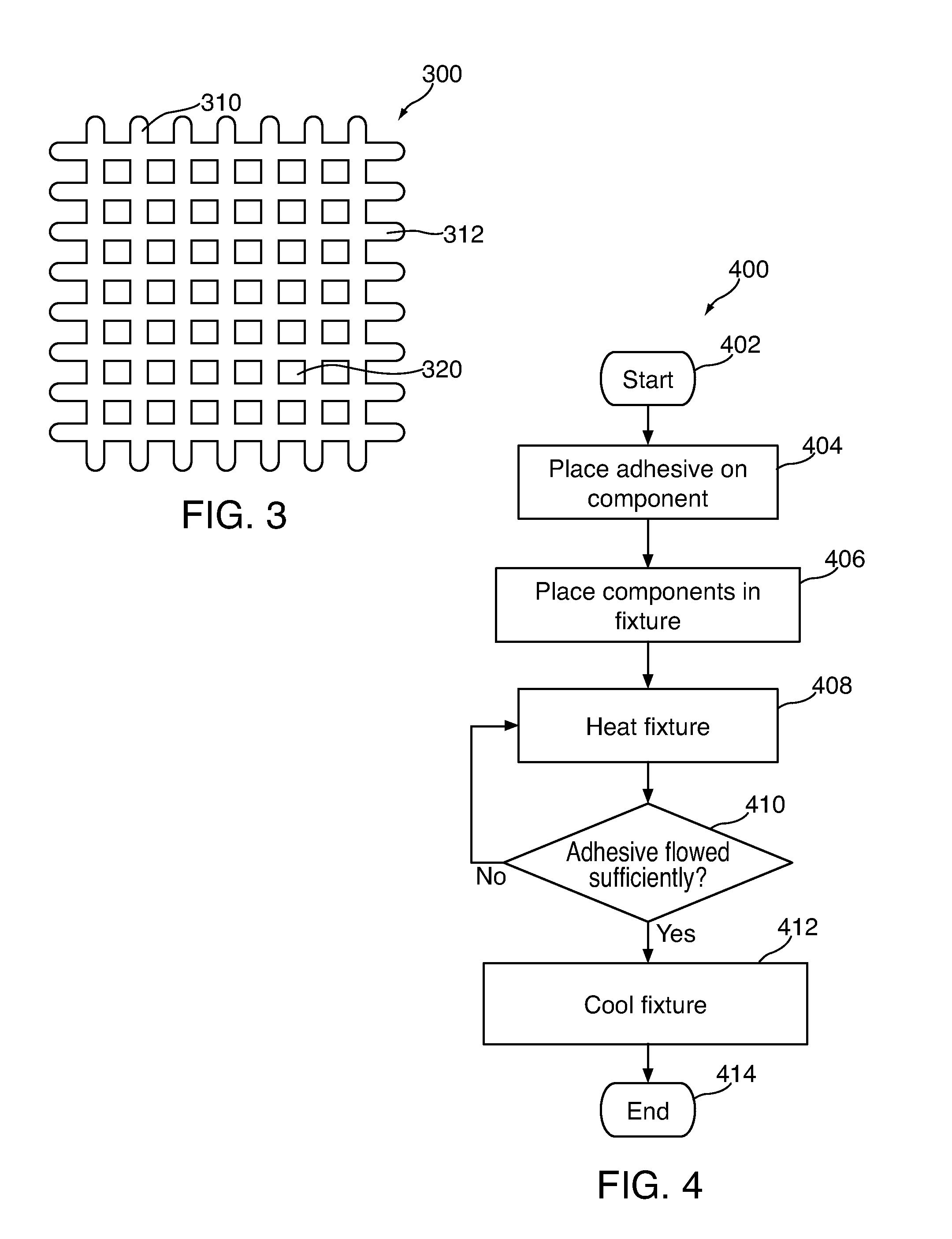 Thermally activated adhesive and fixture for improving registration accuracy between assembled parts