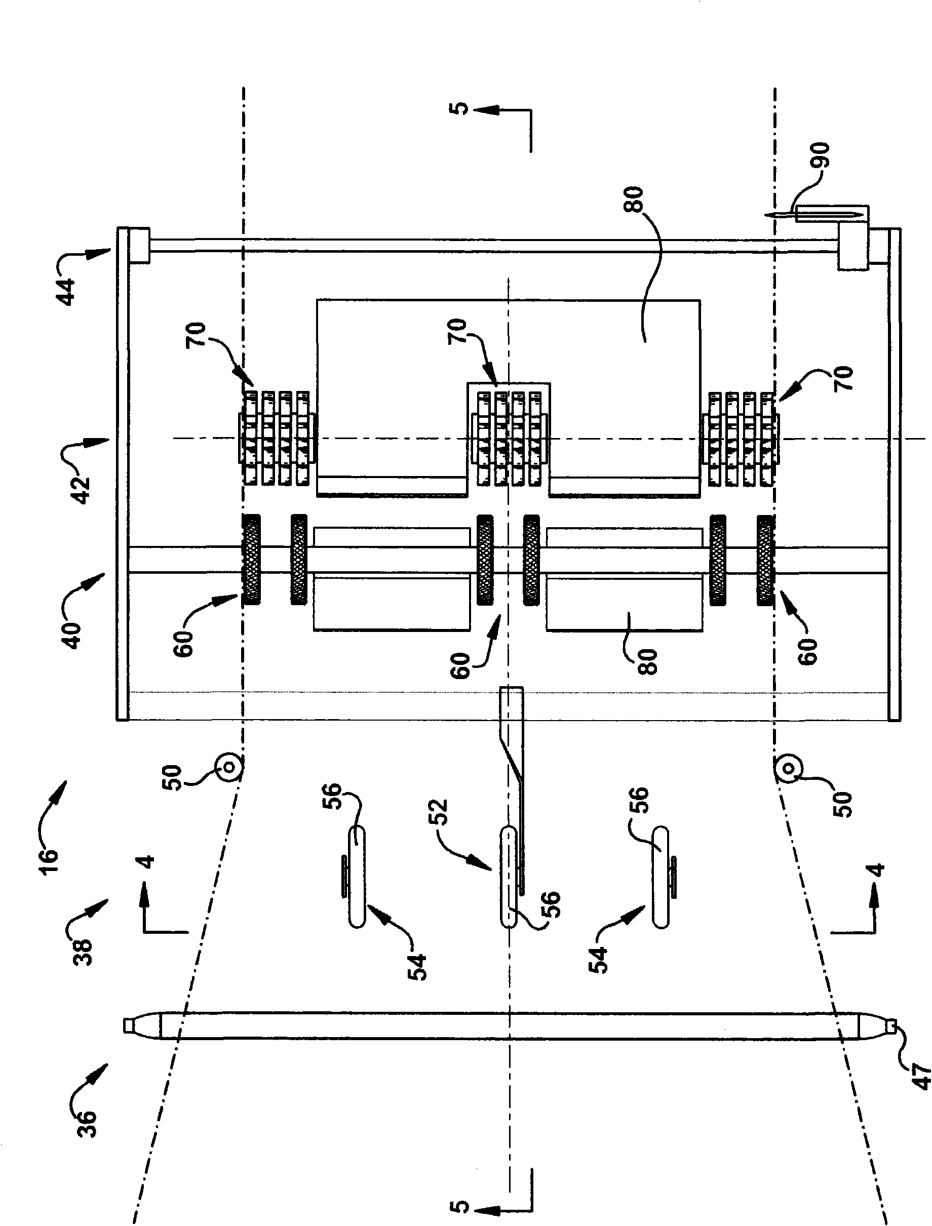 Dunnage conversion machine and method