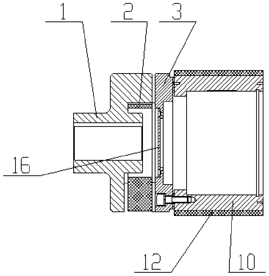 Air gap fixed type synchronous permanent magnet coupler