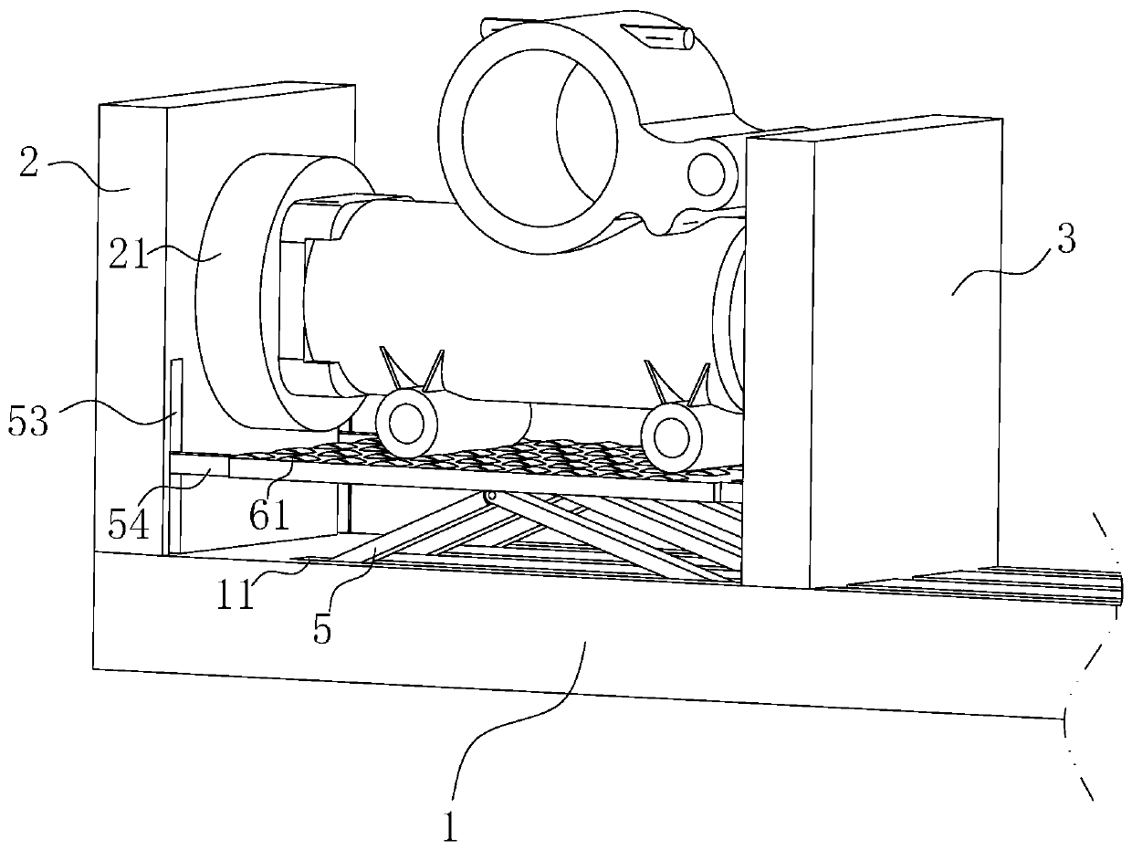 Automobile steering machine shell arm hole boring fixture