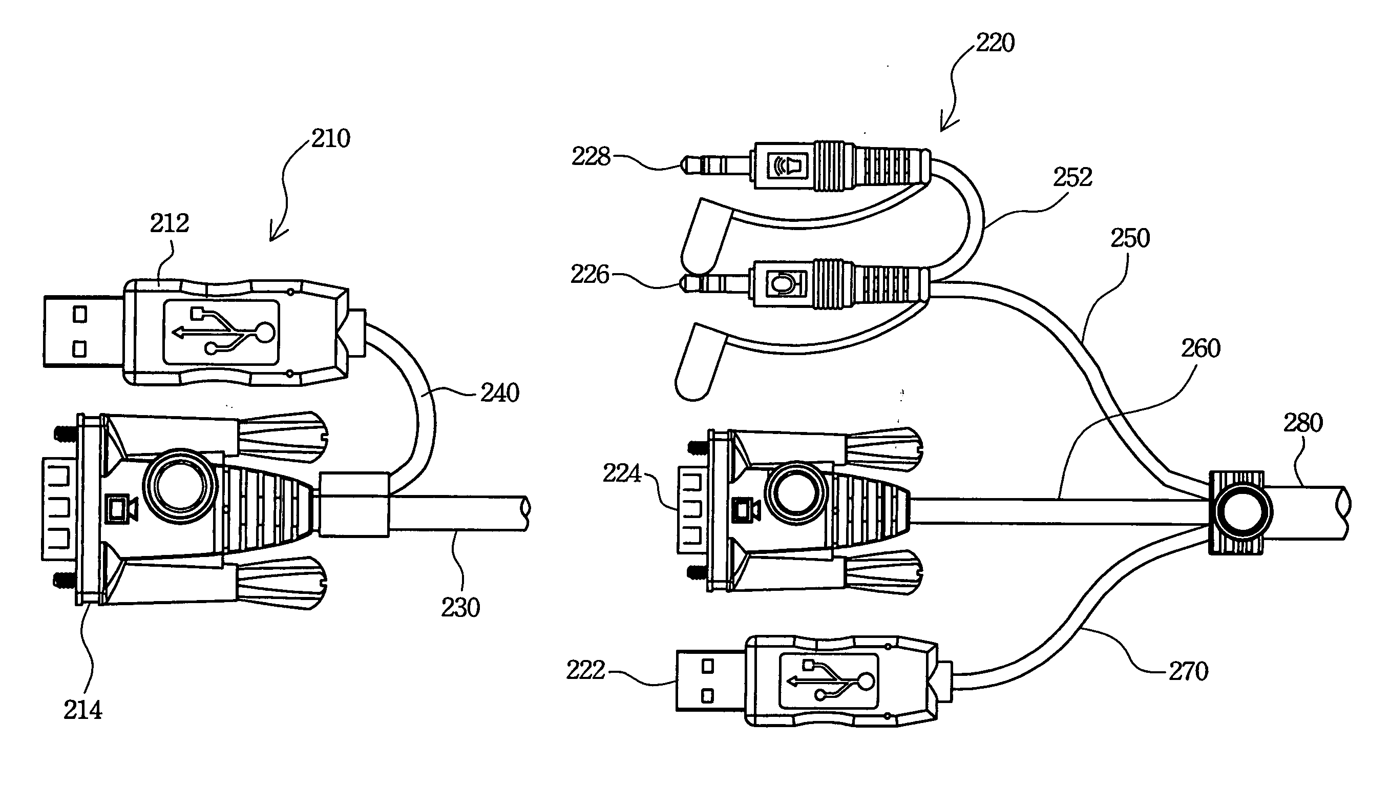 KVM switch cable