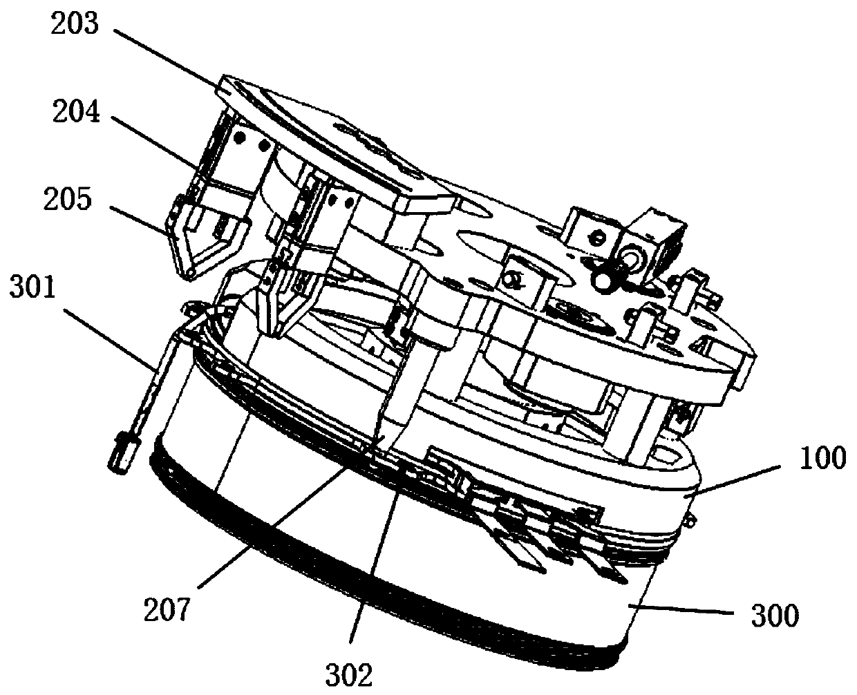 Motor stator assembly tooling and motor stator assembly equipment