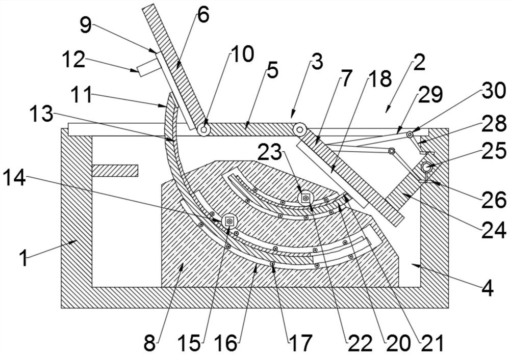 Knee joint sprain rehabilitation training device