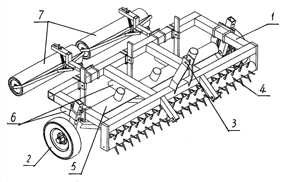 Straw and biogas slurry synchronous returning method and machine