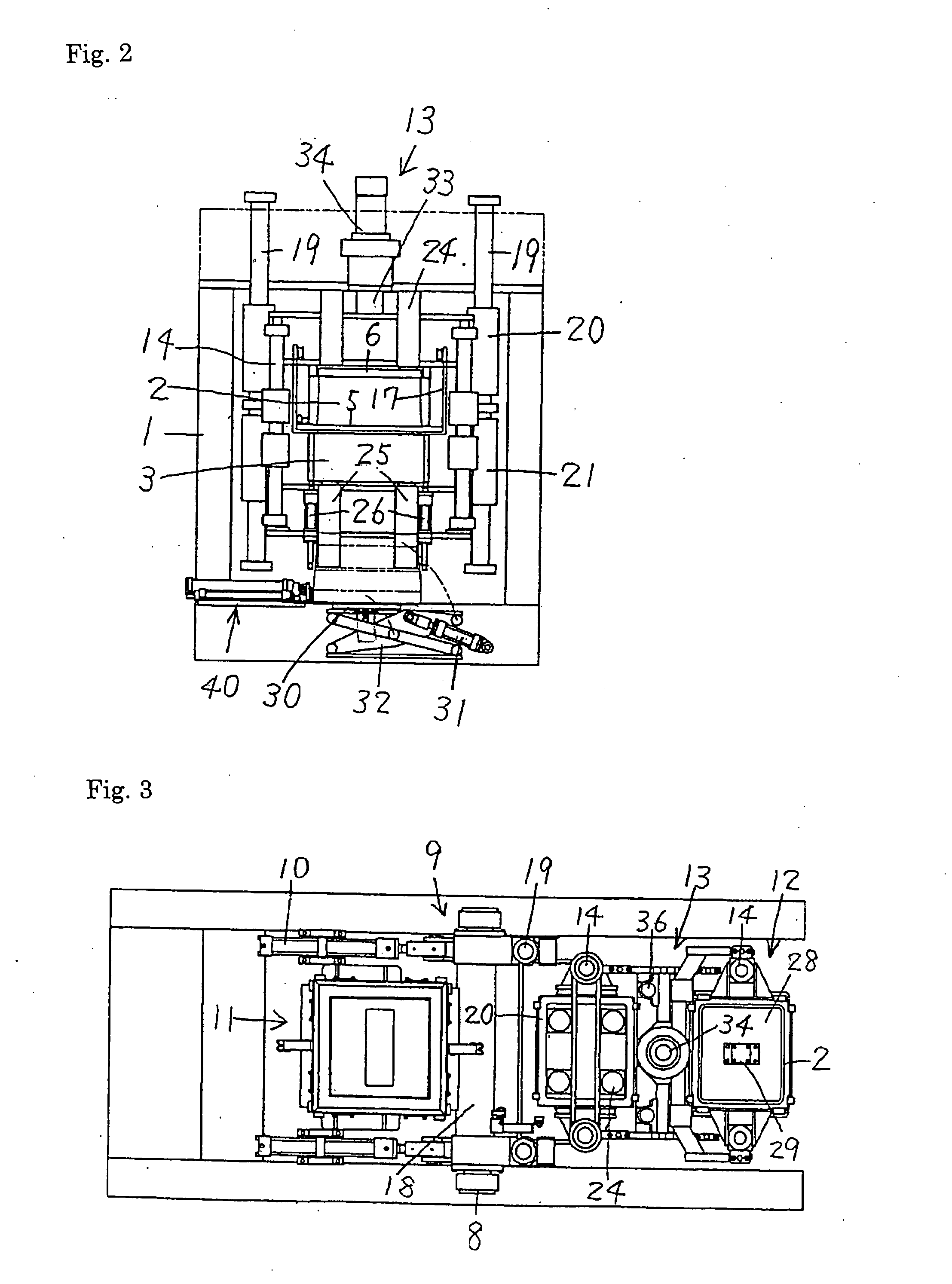 Method and apparatus for molding an upper and a lower mold having no flask, and a method for replacing a match plate used therefor