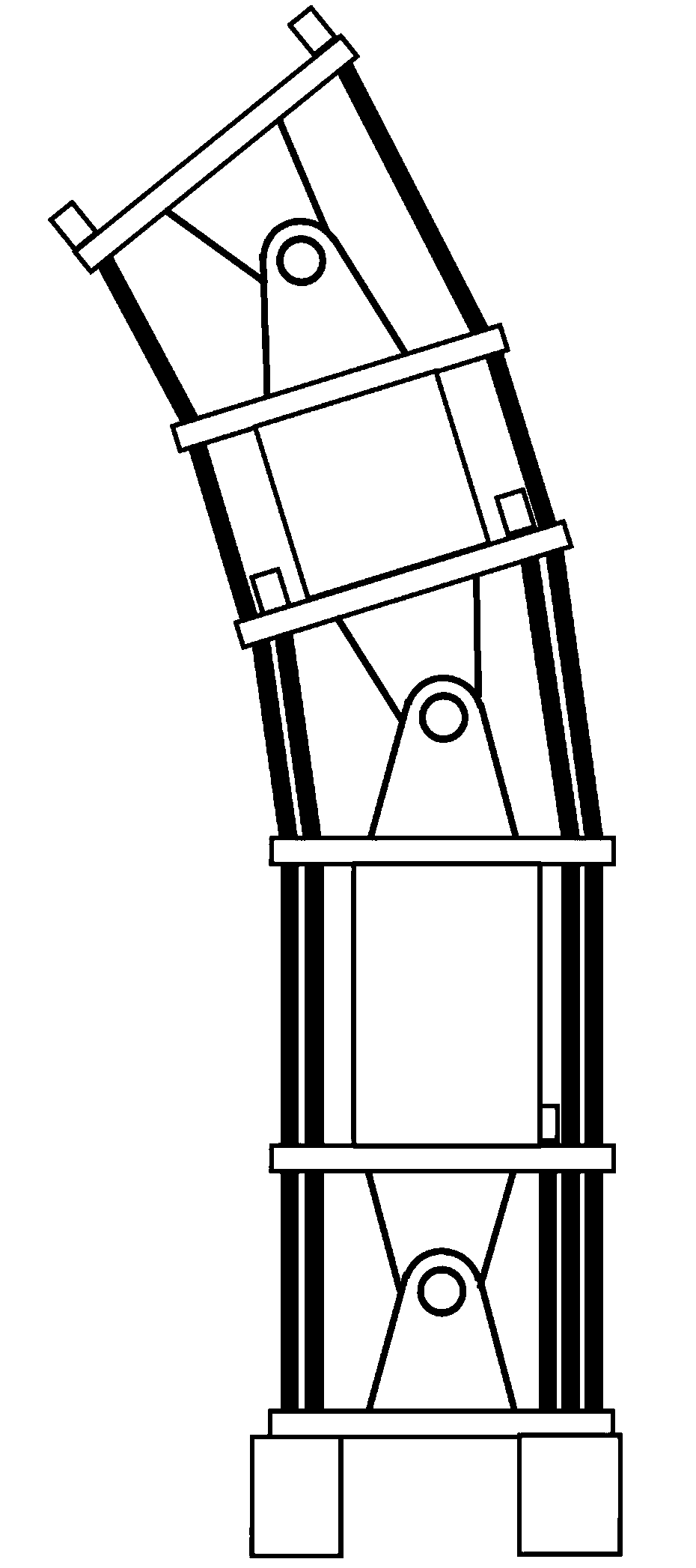 Under-actuated rope-drive mechanical arm