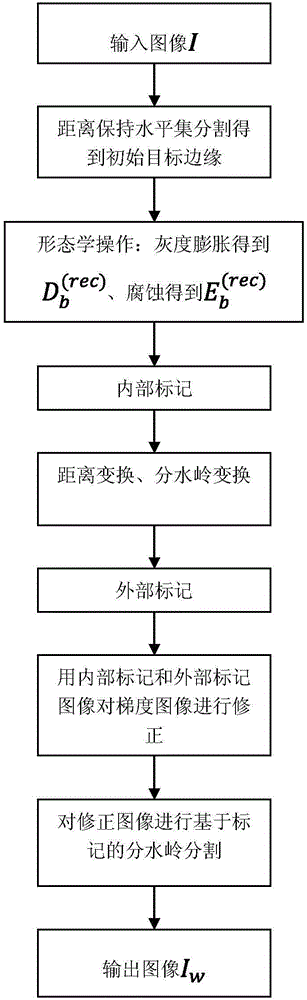 Segmentation method of high-noise gray-scale non-uniform image