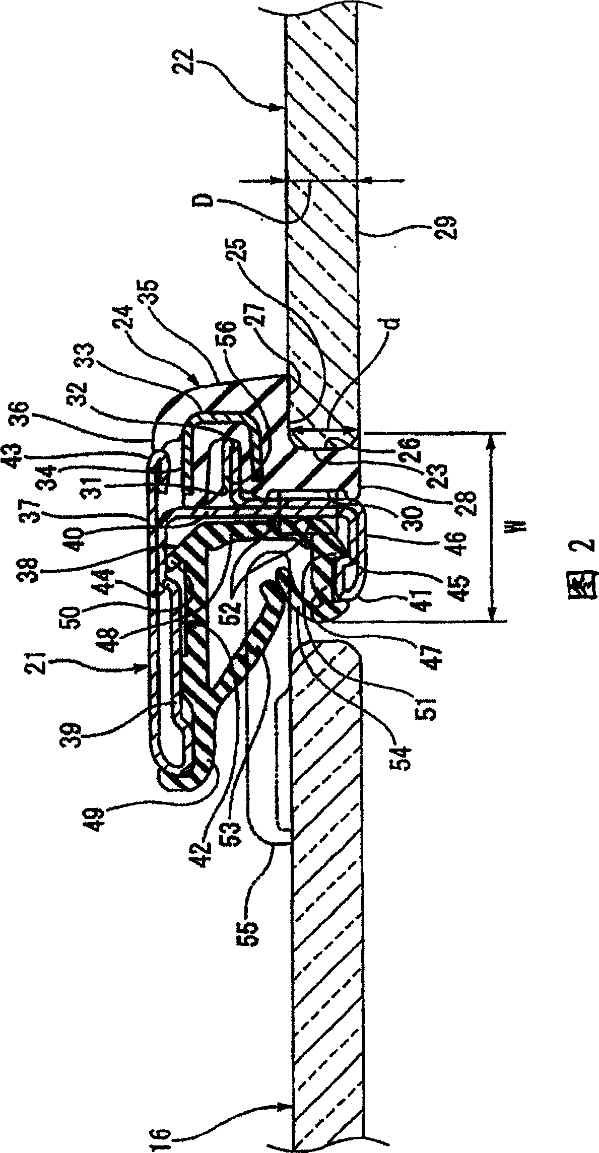 Door sash structure