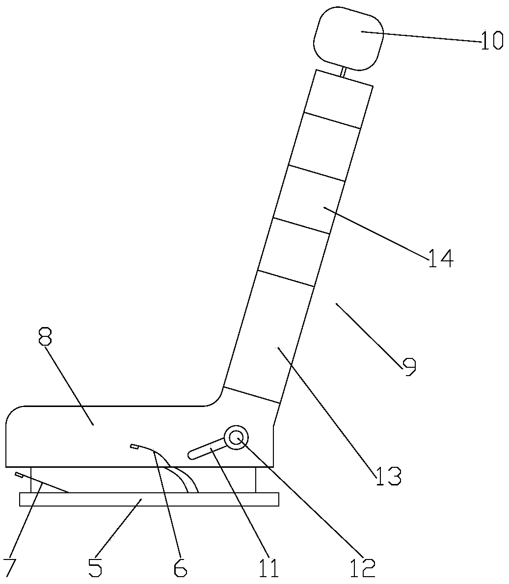 Automobile seat assembly and segmented automobile seat