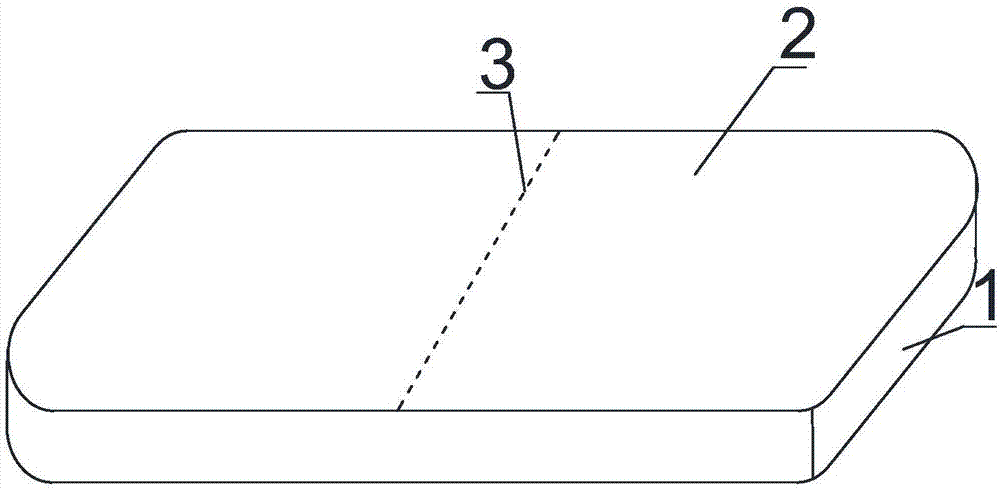 Disposable packaging bag facilitating material taking