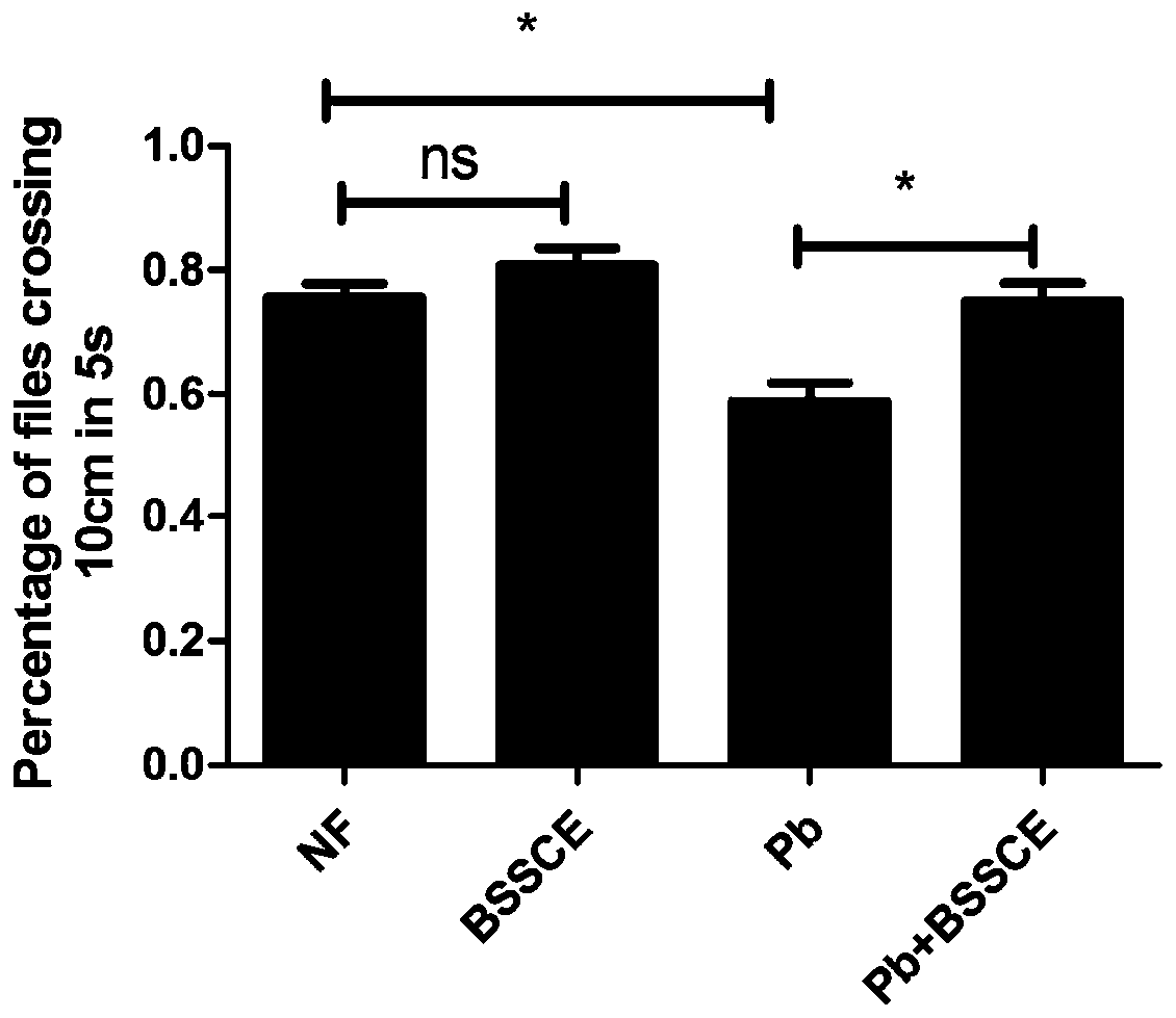 New application of black bean peel anthocyanin extract to antagonism of organism damage caused by lead exposure