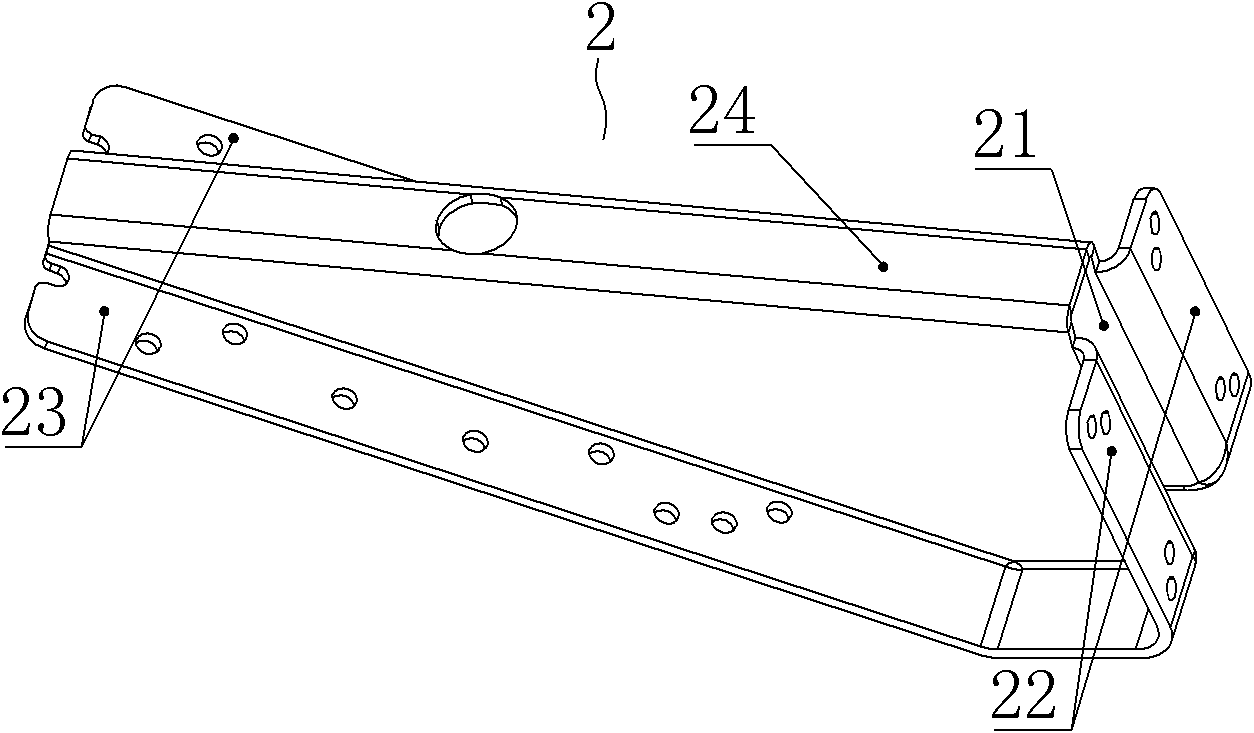 Column installation device for lamp