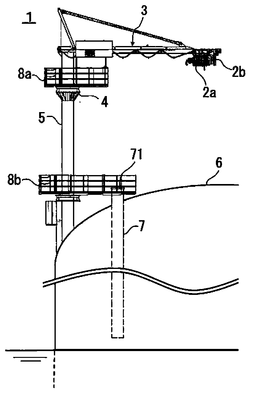 Liquefied natural gas pump lifting device