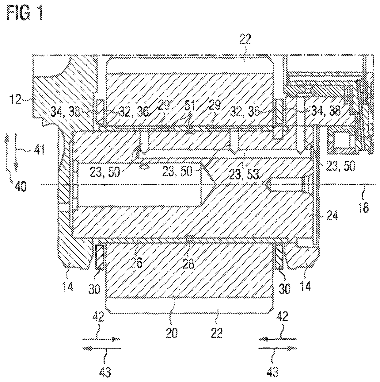 Bearing arrangement for a planet gear of a planetary gear set