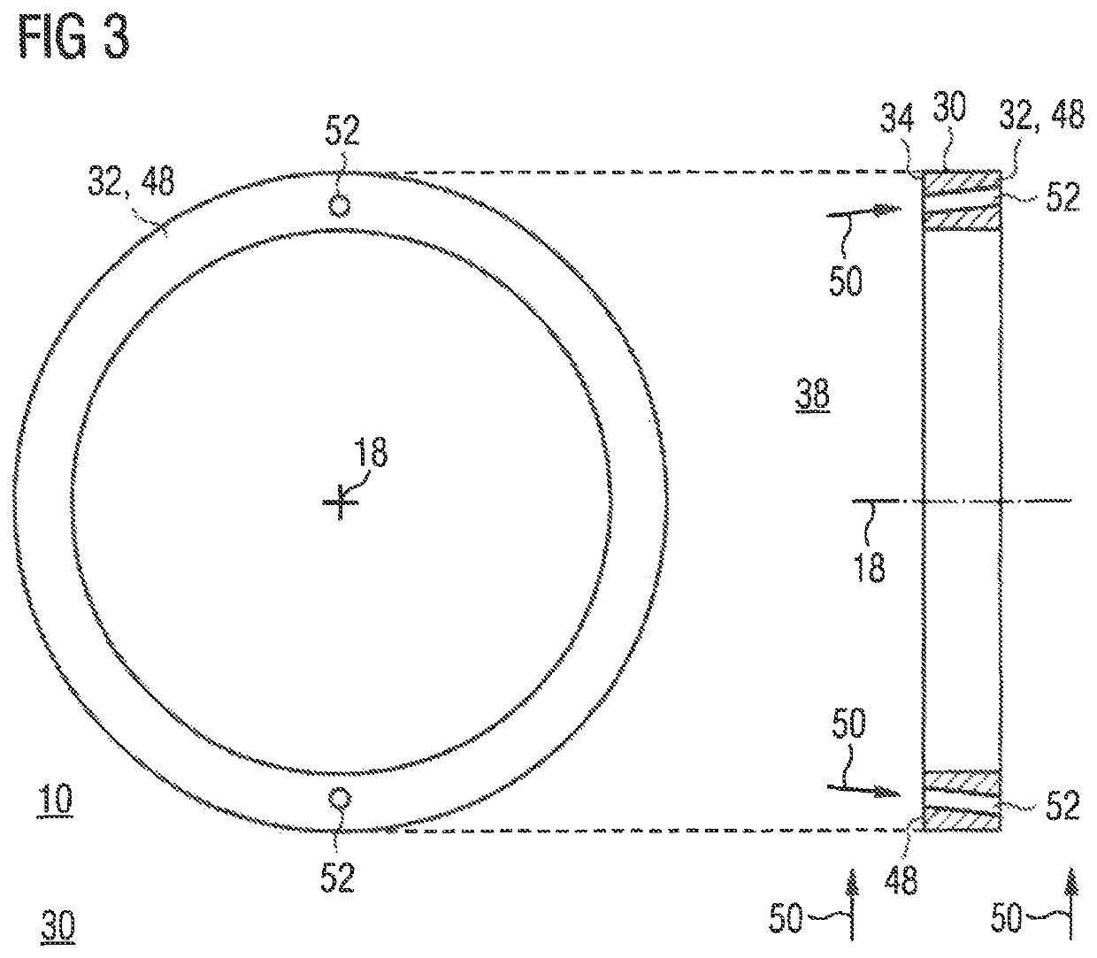 Bearing arrangement for a planet gear of a planetary gear set