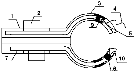 Blood vessel stitching instrument