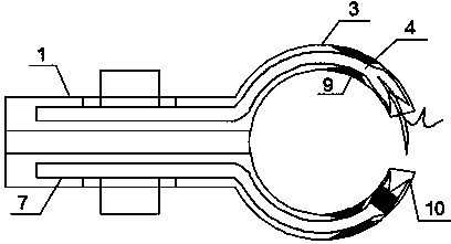 Blood vessel stitching instrument