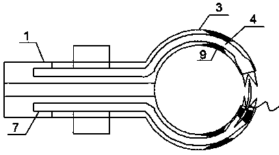 Blood vessel stitching instrument