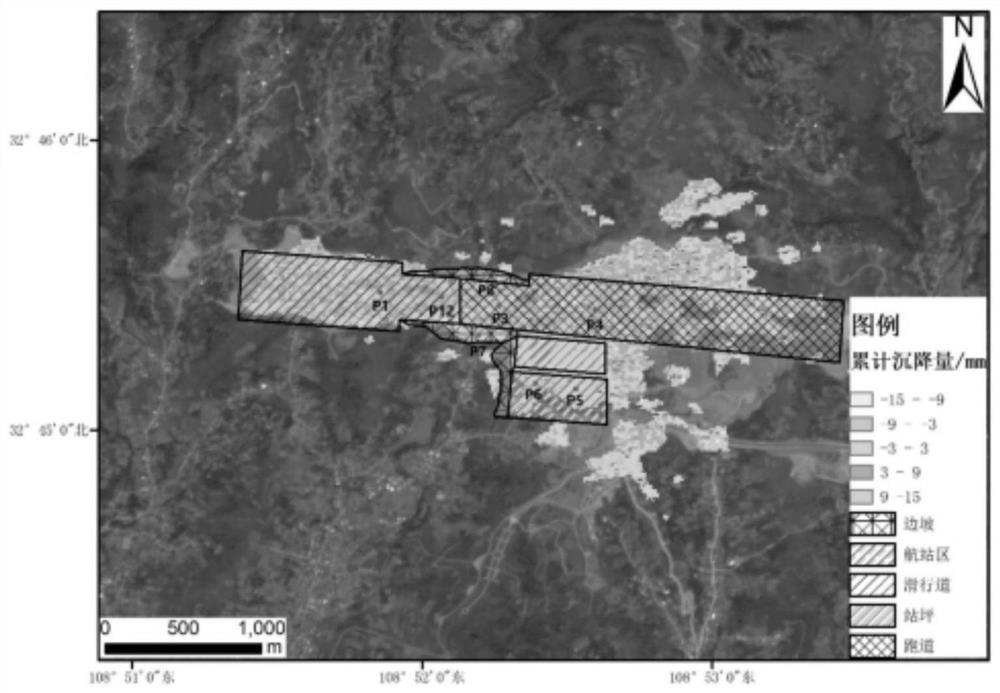 Expansive soil area earth surface deformation monitoring method based on time sequence InSAR technology