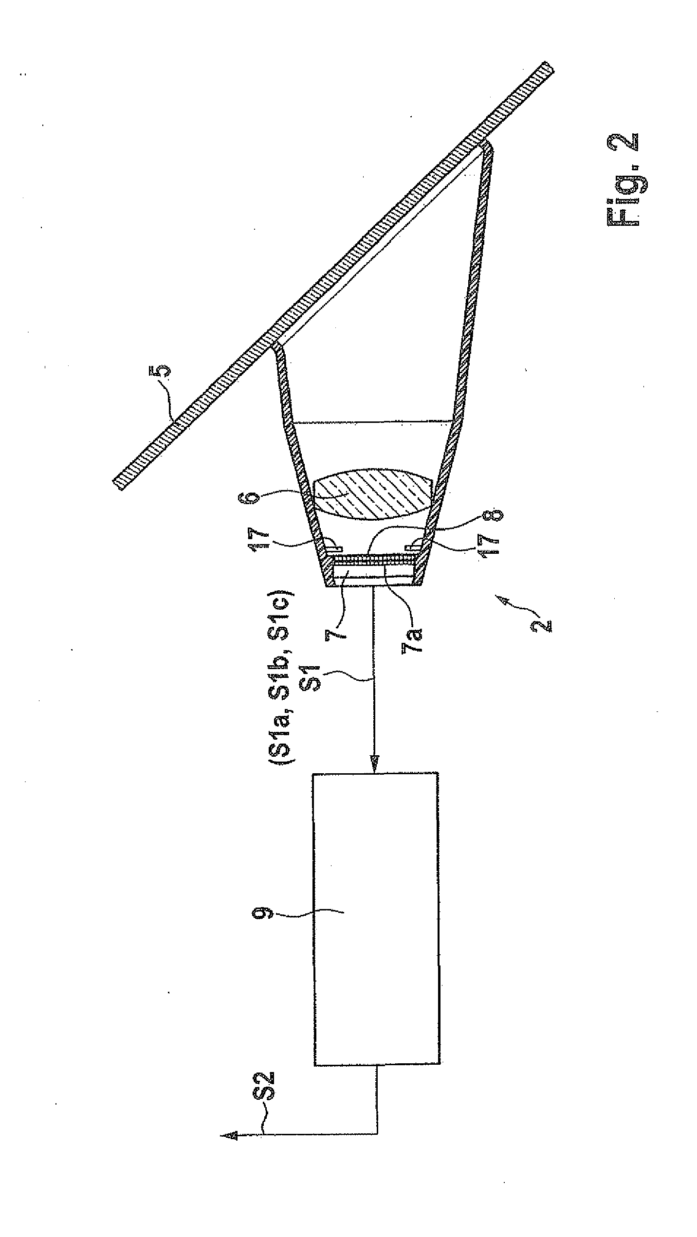 Color mask for an image sensor of a vehicle camera