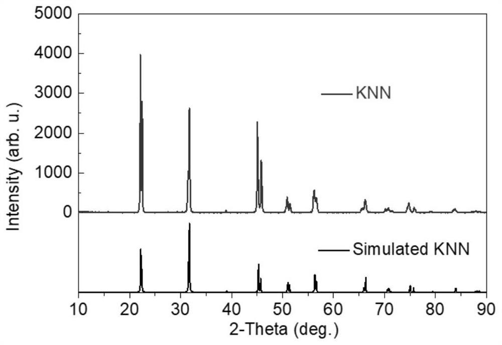 Nonlinear optical device comprising potassium sodium niobate single crystal