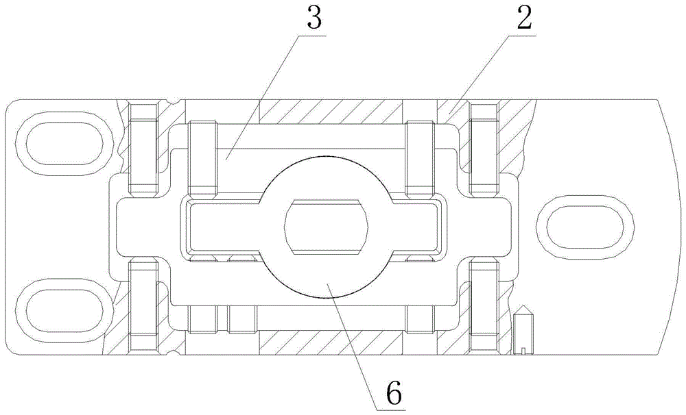 An adjustable device for connecting with floor springs