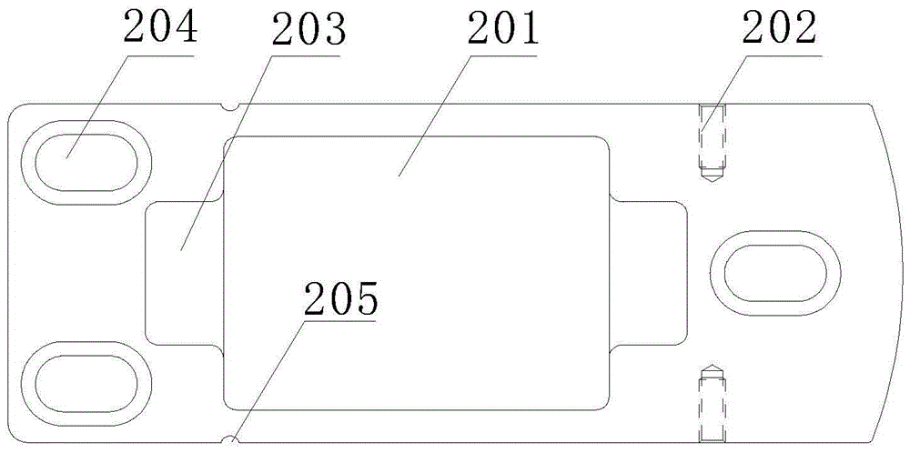 An adjustable device for connecting with floor springs