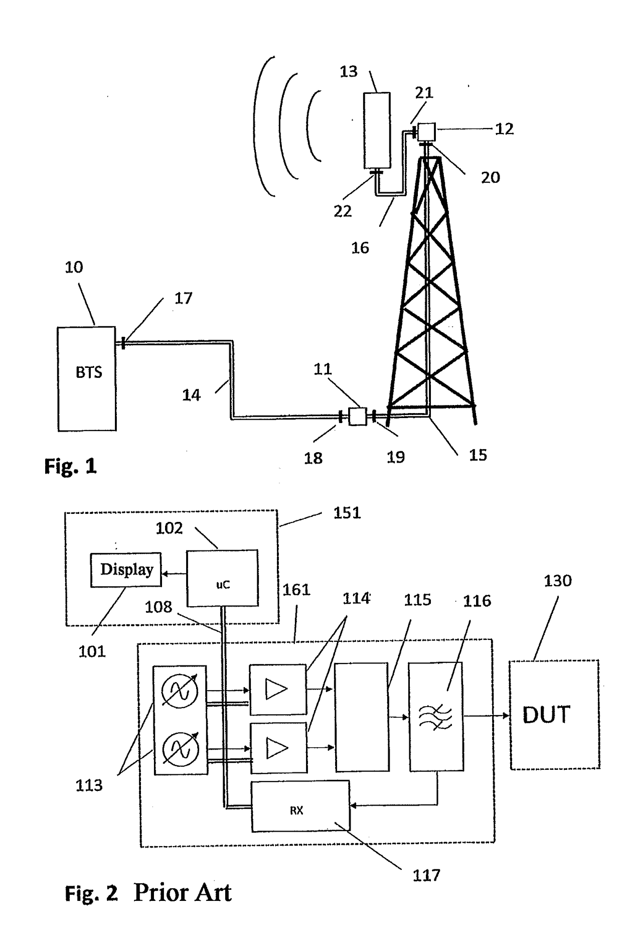 Method for measuring passive intermodulation and measuring device