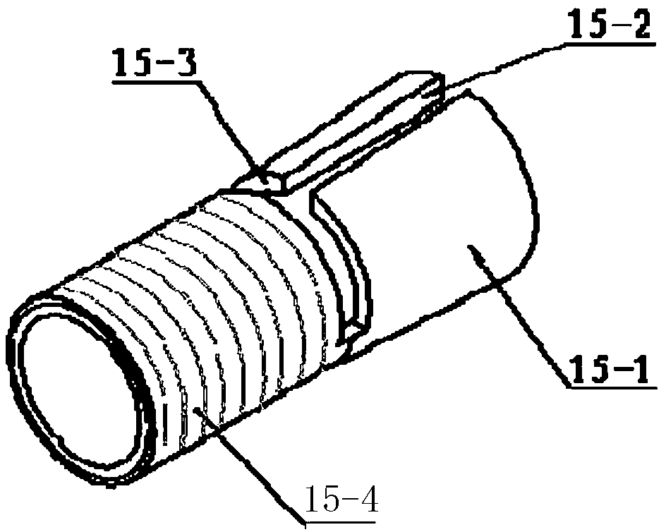 Clamping-sealing structure and adjustment method of transmission-type receiving probe