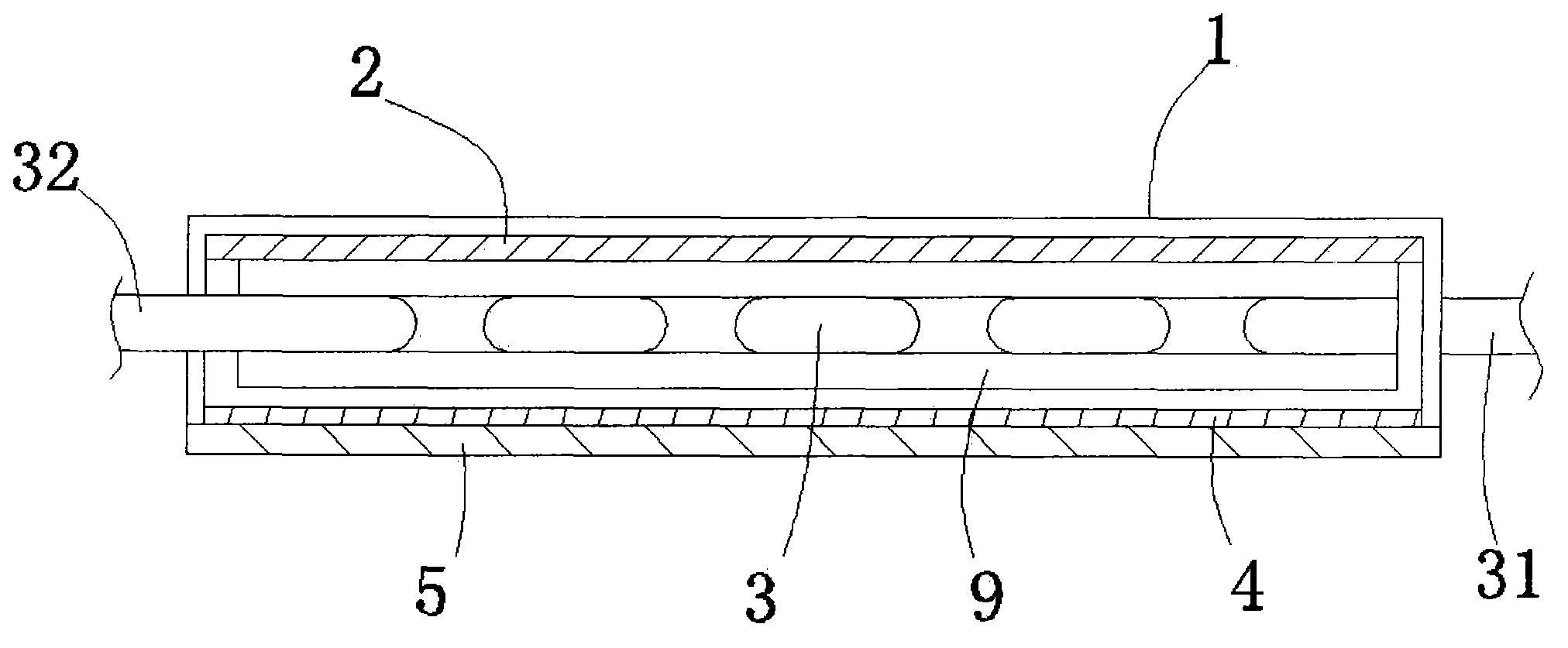 Method for manufacturing panel type solar heat collection device and panel type solar heat collection device manufactured with method