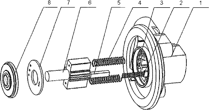 Noncontact-type EGR (Exhaust Gas Recirculation) valve position sensor