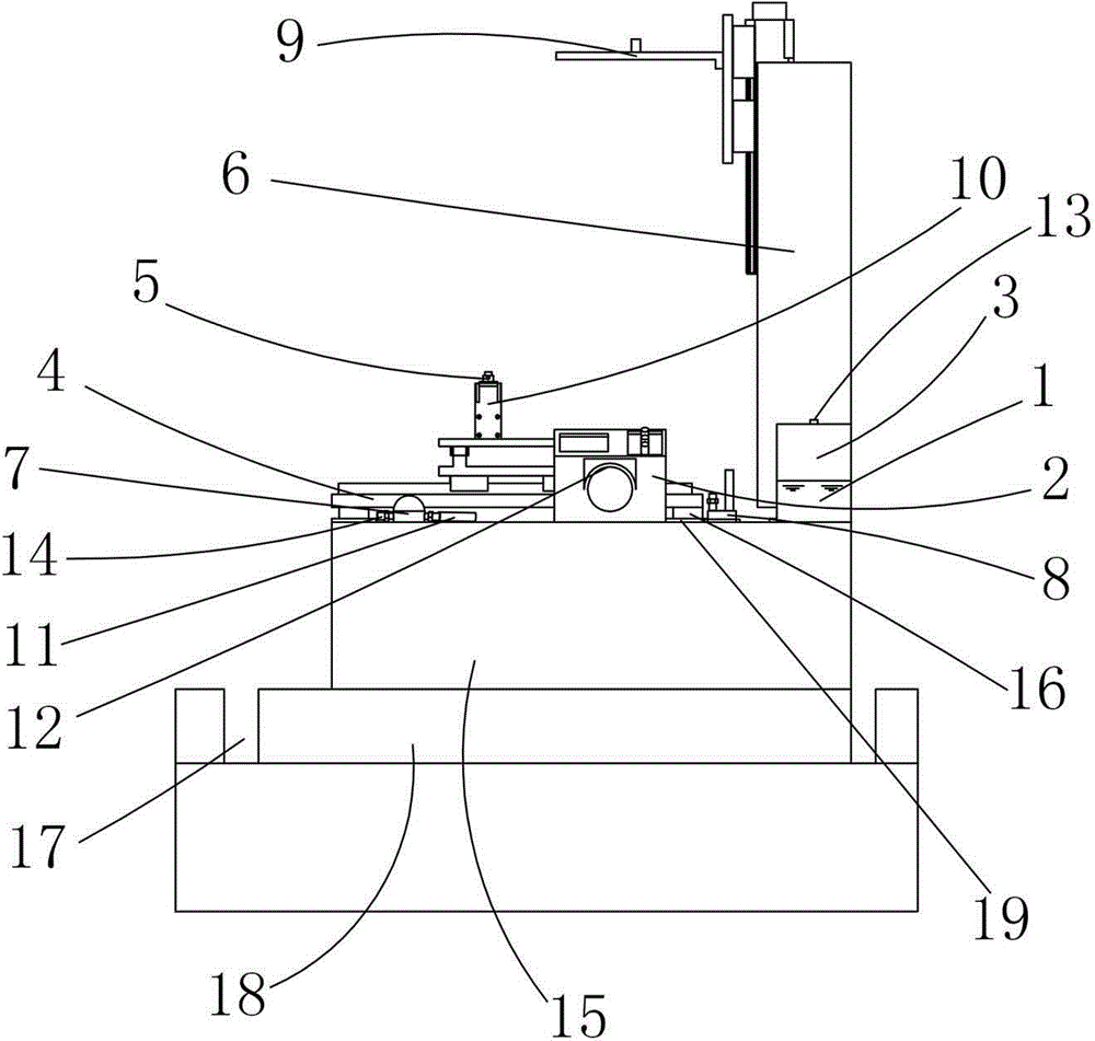 Deterministic local physical deliquescing device capable of being applied to polishing KDP (potassium dihydrogen phosphate) crystal as well as polishing method thereof