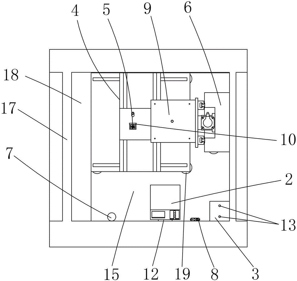 Deterministic local physical deliquescing device capable of being applied to polishing KDP (potassium dihydrogen phosphate) crystal as well as polishing method thereof