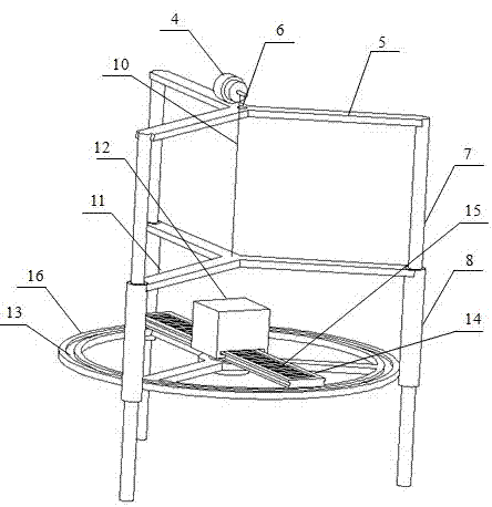 Two-wheel differential wheel type mobile robot experimental platform with adjustable gravity center