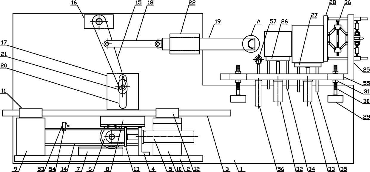 Rivet continuous pressing and connecting mechanism