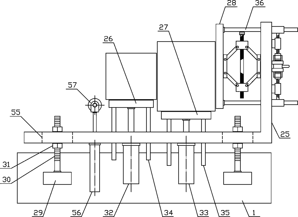 Rivet continuous pressing and connecting mechanism