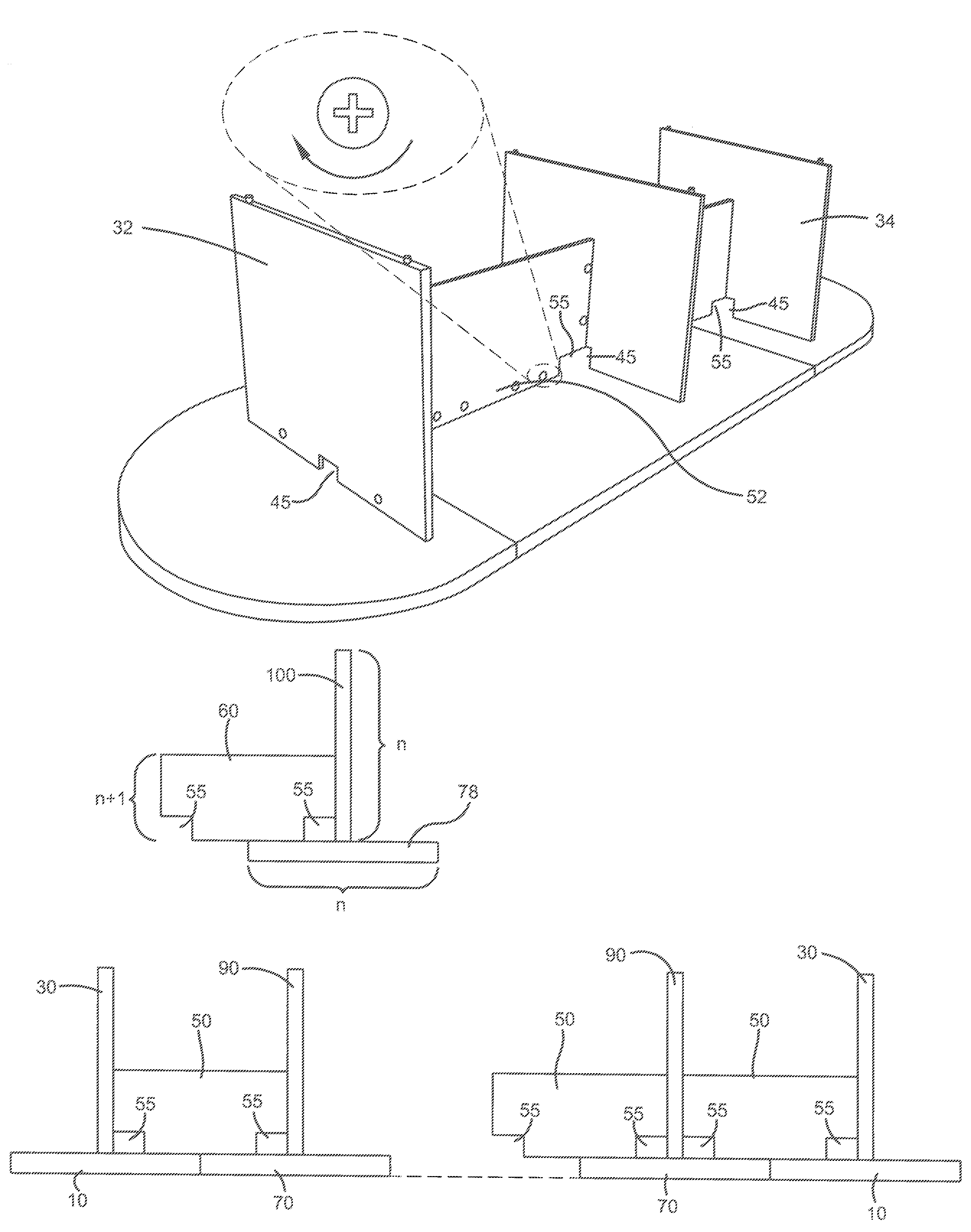 Modular conference table