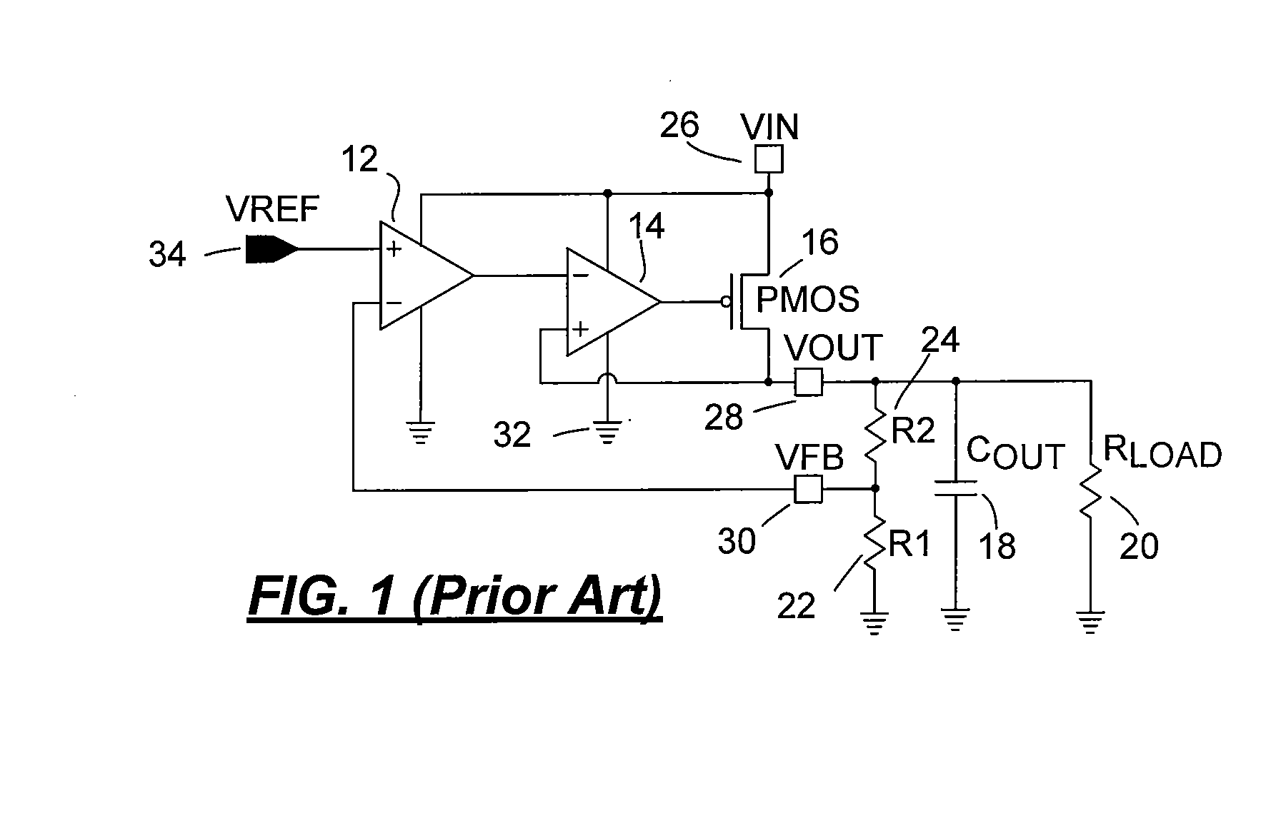 Fast low dropout voltage regulator circuit