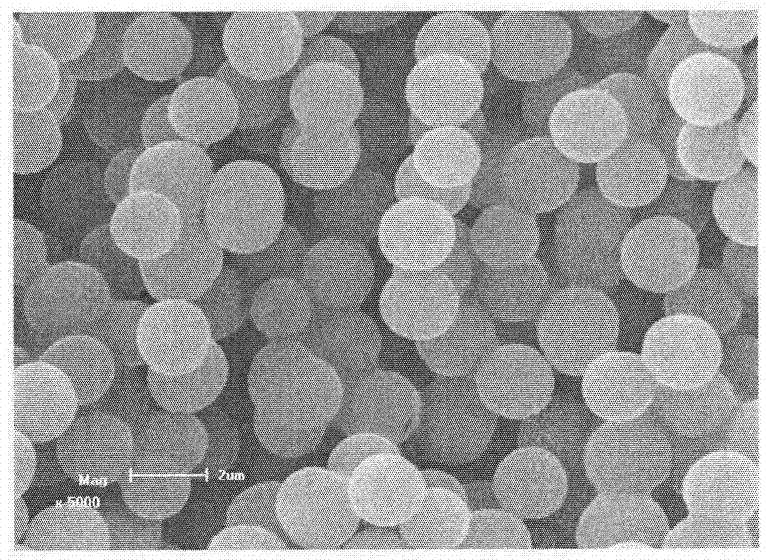 Monodisperse surface functionalized polymer microsphere resin and preparation method thereof