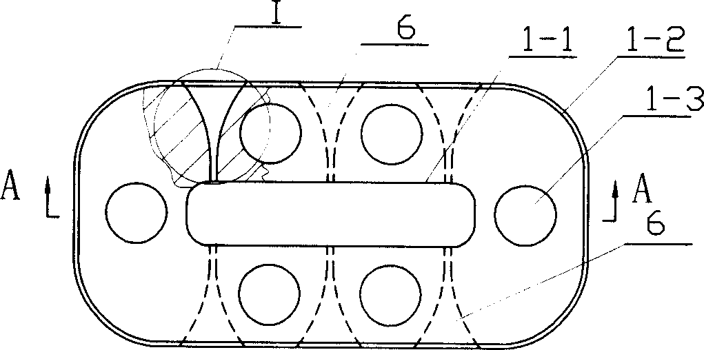 Rectangular cold crucible system suitable for continuous fusion casting directional freeze