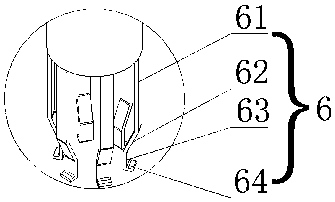 Improved moxa support for traditional Chinese medical science acupuncture and moxibustion physiotherapy