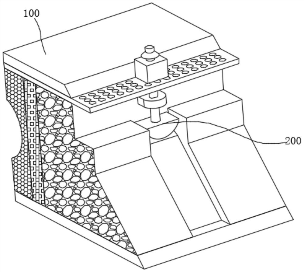 Hydraulic engineering retaining wall and construction method thereof