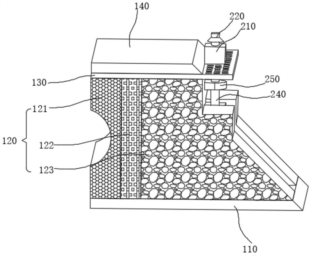 Hydraulic engineering retaining wall and construction method thereof