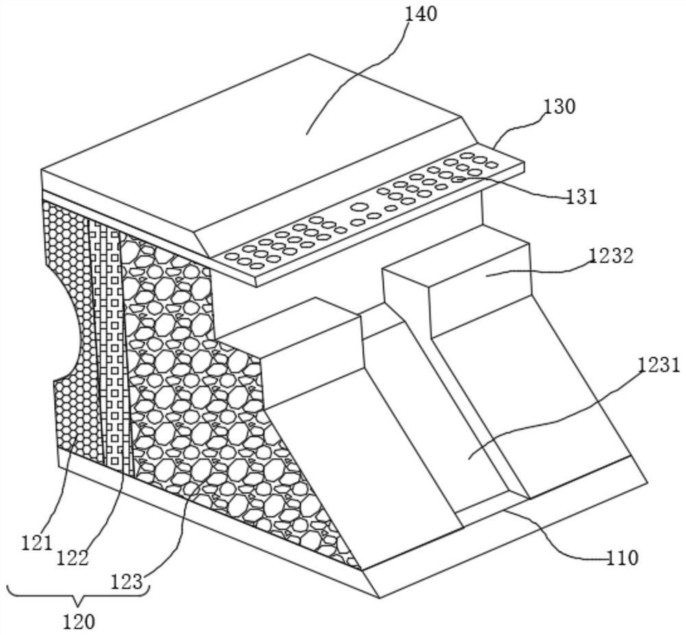 Hydraulic engineering retaining wall and construction method thereof