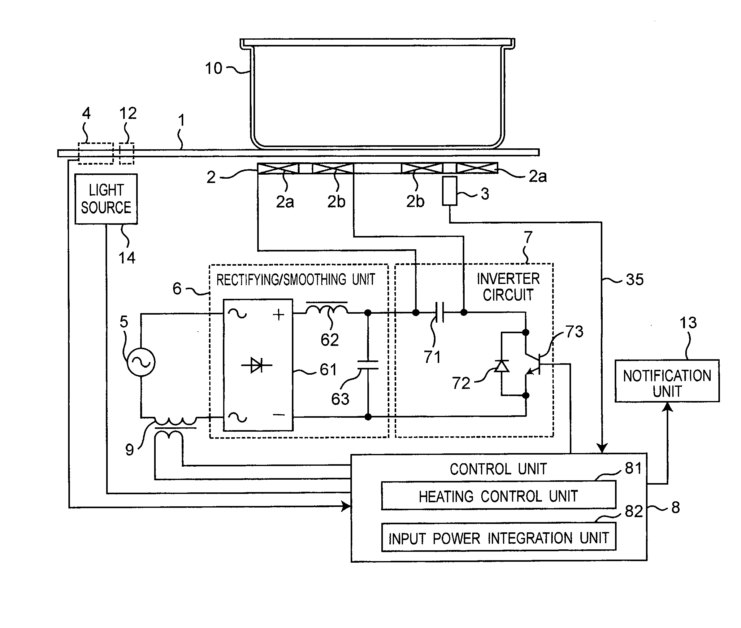 Induction heat cooking device