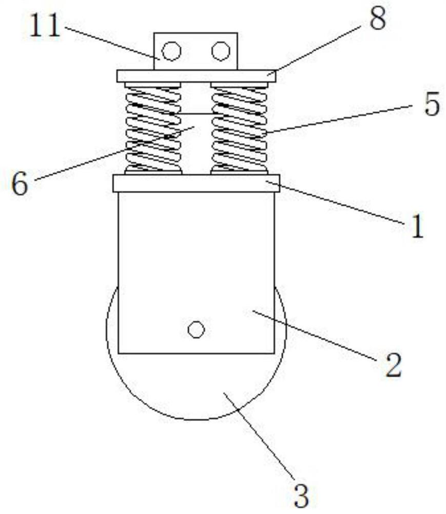 Vibration dust removal device for street lamp shade