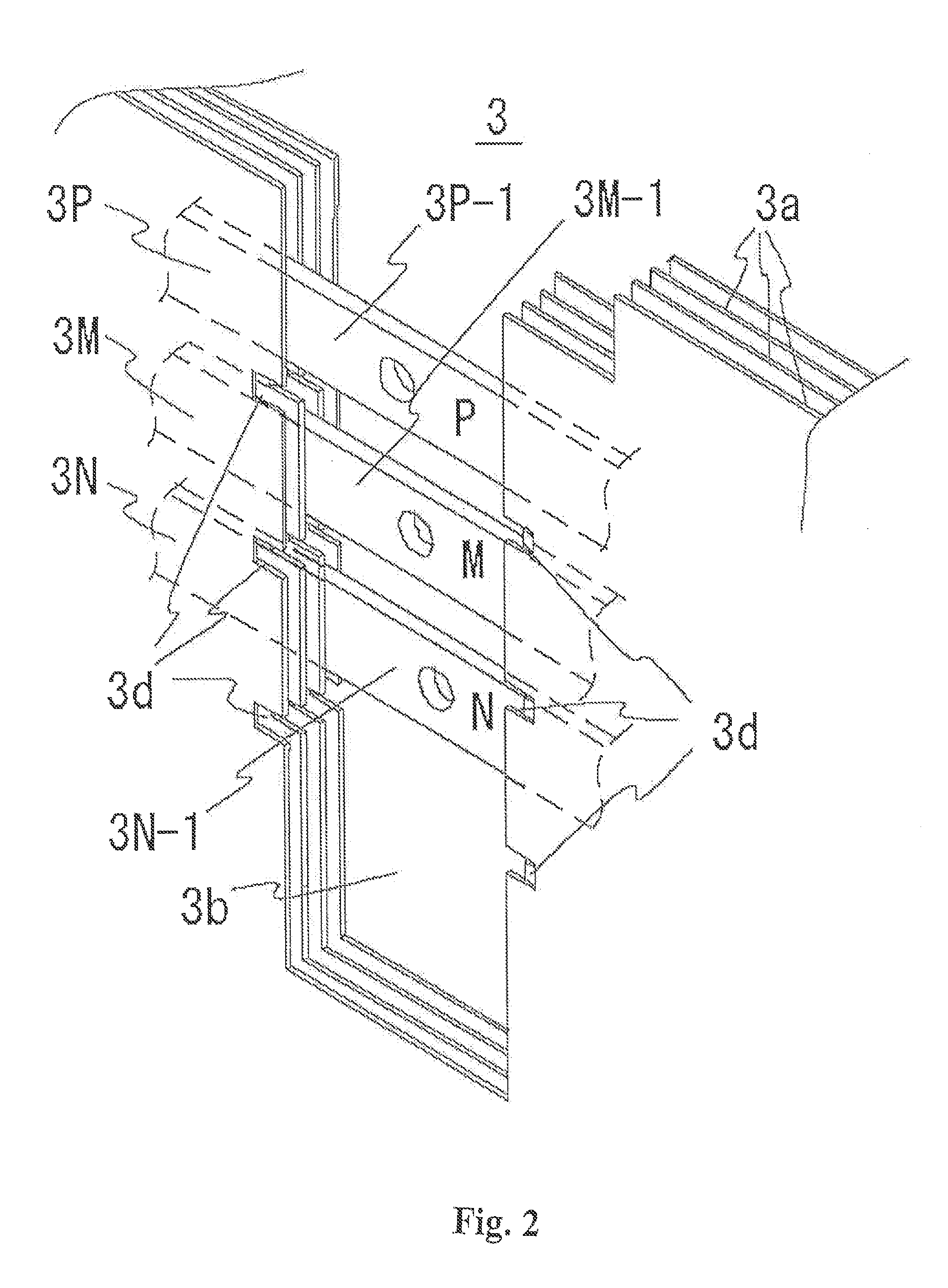 Laminated bus bar