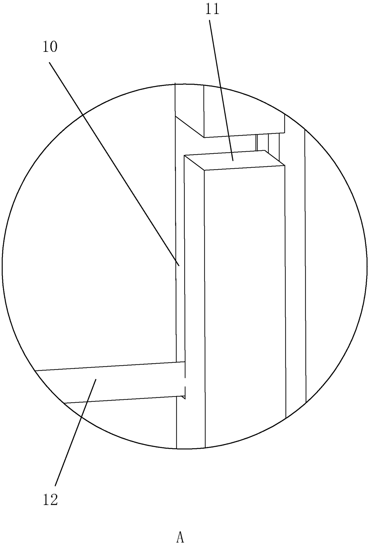 Curtain wall keel and curtain wall stand column