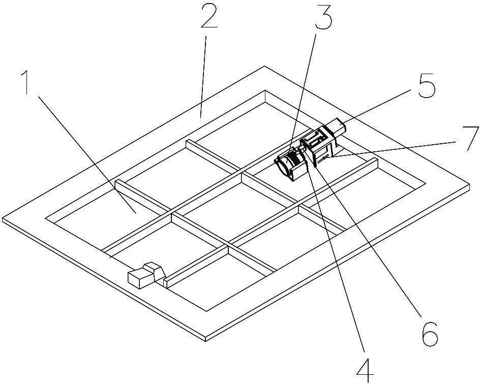 Push-and-block type electrical control anti-theft well lid